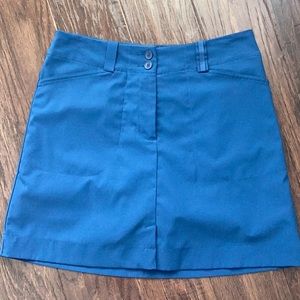 Nike Dri-Fit golf skort size 4, Blue
